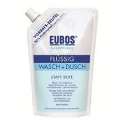 Eubos Wasch- und Duschemulsion BLAU  flüssig Nachfüllung 400ml